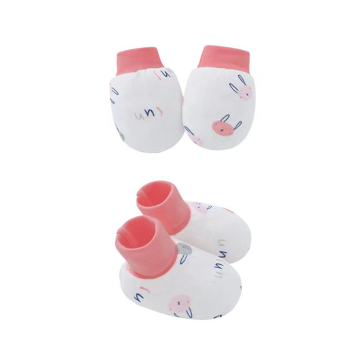 %E3%80%90In-Stock%E3%80%91%203pcs%20Newborn%20Baby%20Hat%20Mitten%20Booties%20Set%20Cartoon%20Printing%20Infant%20Beanie%20Cap%20Mittens%20Set%20For%200-6%20Months%20Baby%20-%20Image%205