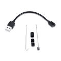 7mm Endoscope Camera Flexible IP67 Waterproof 6 Adjustable LEDs Inspection Borescope Camera Micro USB OTG Type C for Android PC. 