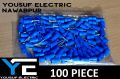 Cable Lug 2-2.5 Rm Terminal pin type Lugs insulated Connector Clip 2.5 Rm Copper 100 Piece Pack. 