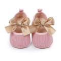 Bowtie Comfortable 0-1 Year Old Velcro Super Soft Neonatal Baby Walking Shoes. 