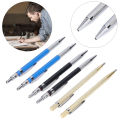 Carpenter Pencils Kit, Knurled Design Carpenter Scriber Marking Kit for Hardened Steel. 