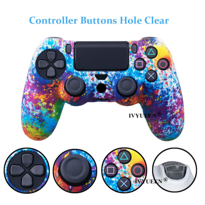 IVYUEEN%2025%20Colors%20Silicone%20Camo%20Protective%20Skin%20Case%20For%20Sony%20Dualshock%204%20PS4%20DS4%20Pro%20Slim%20Controller%20Thumb%20Grips%20Joystick%20Caps%20-%20Image%207
