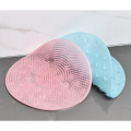 Silicone Rub Back Brush Bathroom Non-slip Wash Foot Pad Massage Shower Mat with Sucker Bath Massage Foot Exfoliating Brush Pad Bathroom Wash Foot Mat Exfoliating Dead Skin _Jess Gadget. 