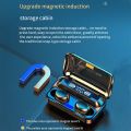 Tws Wireless Bluetooth 5.1 Earphones Waterproof Stereo Sport Earbuds Noise Canceling Bluetooth Headphone Handsfree Calling Driving Headset with led Display Charging Case. 