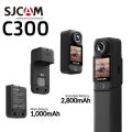 SJCAM 6-Axis C300 4K Dual Touchscreen Action Camera (Black). 
