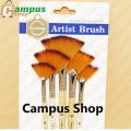 KeepSmiling Artist Brush Set Professional Fan Brush for Oil Color, Watercolor, Acrylic Color,(#8150) 5 Pcs.