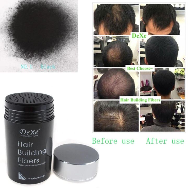Dexe%20Hair%20Building%20Fiber%20Black%20for%20men%20&%20women%20-%205%20ps%20combo%20-%20Image%205