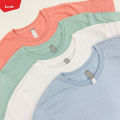 Women's Round Neck Short Sleeve Casual Cotton T-Shirt for Ladies From LEVIN. 