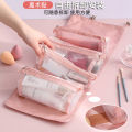 Cosmetic Bag Women's Portable Large Capacity Storage Bag 4-in -1 New High Sense Folding Travel Skin Care Wash Bag.