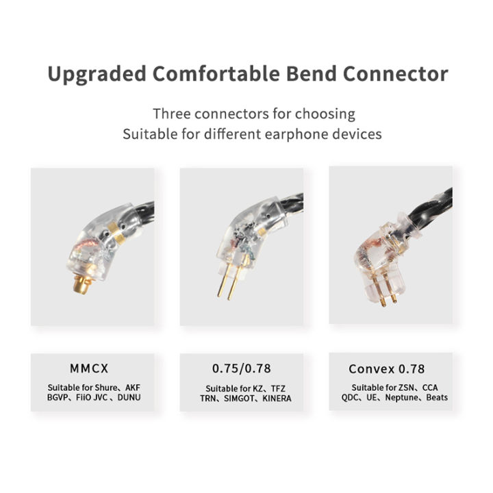 JCALLY%20Black%20TC08%20PRO%20Silver%20Plated%20TYPE-C%20Earphone%20Upgrade%20Cable%20With%20MIC%20MMCX%202Pin%200.75/0.78%20QDC%20for%20KZ%20KBEAR%20TRN%207HZ%20TFZ%20-%20Image%204