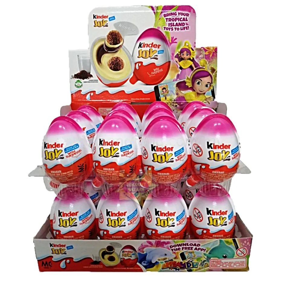 Kinder Joy Pink Edition 20gx24pcs, Made in India