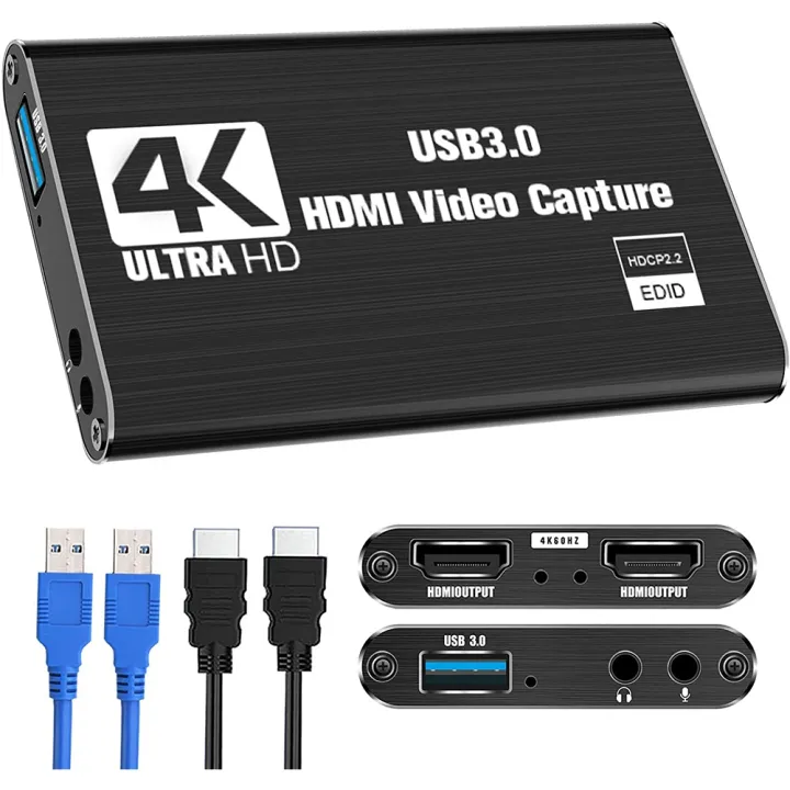 Video Capture Card, Switch Capture Card for Switch, 4K 1080P 60FPS ...