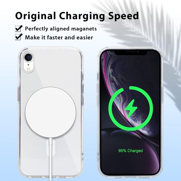 For%20Apple%20iPhone%20XR%20MagSafe%20Compatible%20Shockproof%20Transparent%20Slim%20Fit%20Wireless%20Charging%20supported%20Frosted%20Border%20Phone%20Back%20Case%20Mobile%20Cover%20-%20Image%206