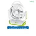 JOYKALY YG-729 Portable Rechargeable LED Light AC/AD Electronic Fan with 8" inches High Speed Blade. 