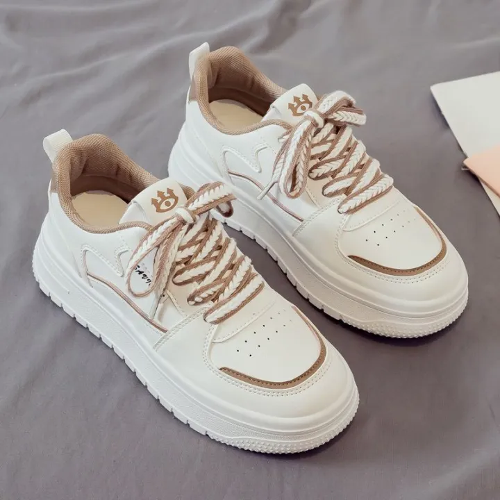 2024%20Spring%20New%20All-Match%20Real%20Soft%20Leather%20White%20Shoes%20Women's%20Sports%20Casual%20Daddy%20Shoes%20ins%20Trendy%20Hot%20Sneakers%20-%20Image%203