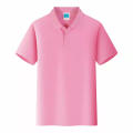 Roll-neck polo shirt overalls custom cotton crew neck short sleeve advertising shirt marathon crew neck quick-drying printed logo.