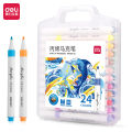 Deli HM108 Acrylic Marker Acrylic Paint Student's Colored Pen, Acrylic Pen, Marker Set. 