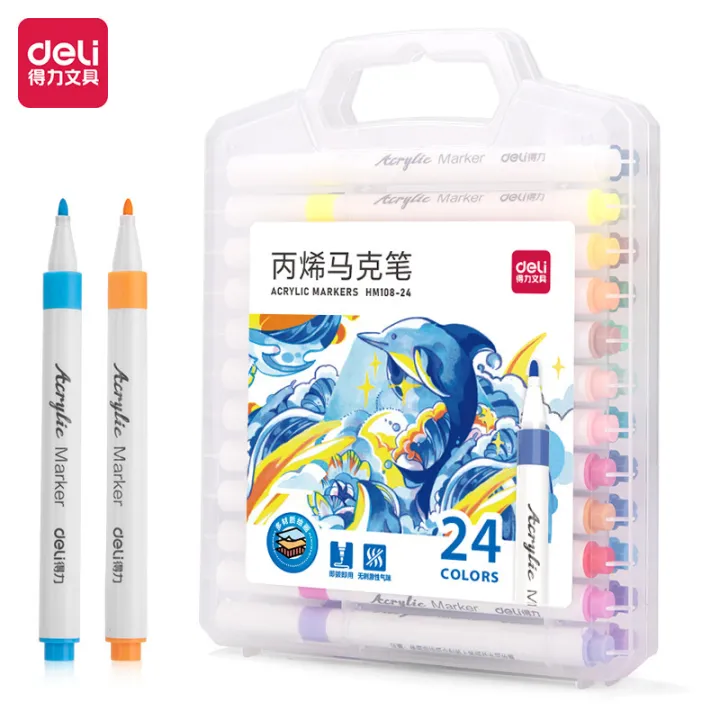Deli%20HM108%20Acrylic%20Marker%20Acrylic%20Paint%20Student's%20Colored%20Pen,%20Acrylic%20Pen,%20Marker%20Set%20-%20Image%207