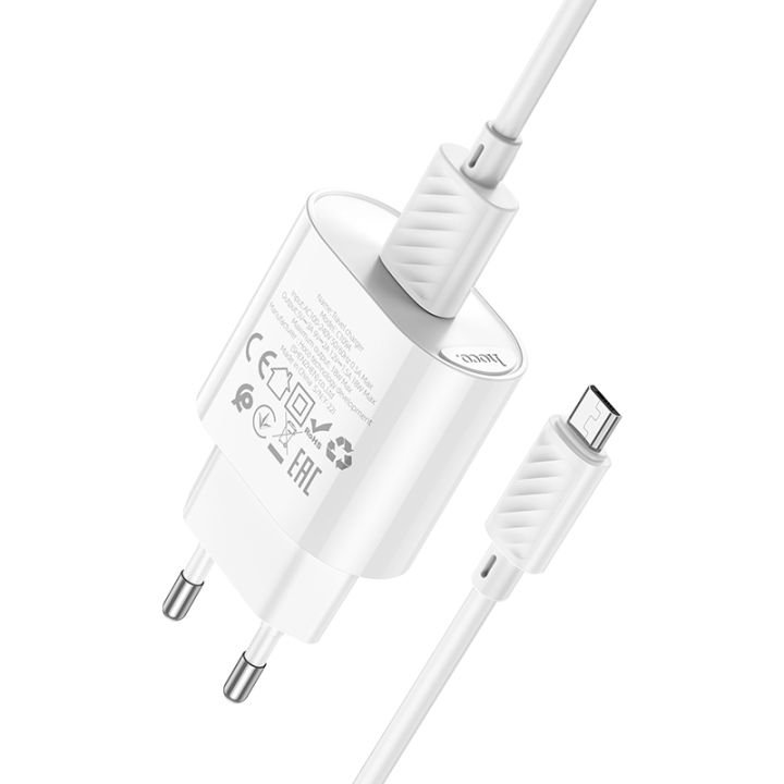 Hoco%20C109A%2018W%20QC3.0%20Fast%20Charging%20Wall%20Charger%20with%20Micro%20USB%20Cable%20EU%20Plug%20-%20Image%202