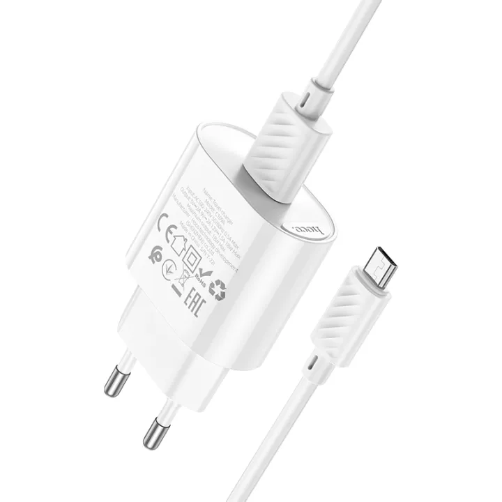 Hoco%20C109A%2018W%20QC3.0%20Fast%20Charging%20Wall%20Charger%20with%20Micro%20USB%20Cable%20EU%20Plug%20-%20Image%202