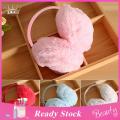 Trendygirl Winter Soft Warm Solid Color Nice Plush Knit Earmuff for Women.