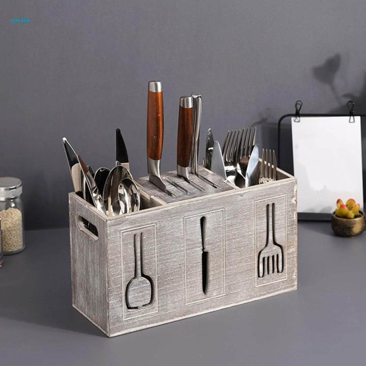 Utensil%20Holder%20Flatware%20Holder%20Cutlery%20Holder%20Container%20Wooden%20Silverware%20Organizer%20Tableware%20Storage%20Rack%20for%20Restaurant%20Dining%20Table%20Home%20-%20Image%204