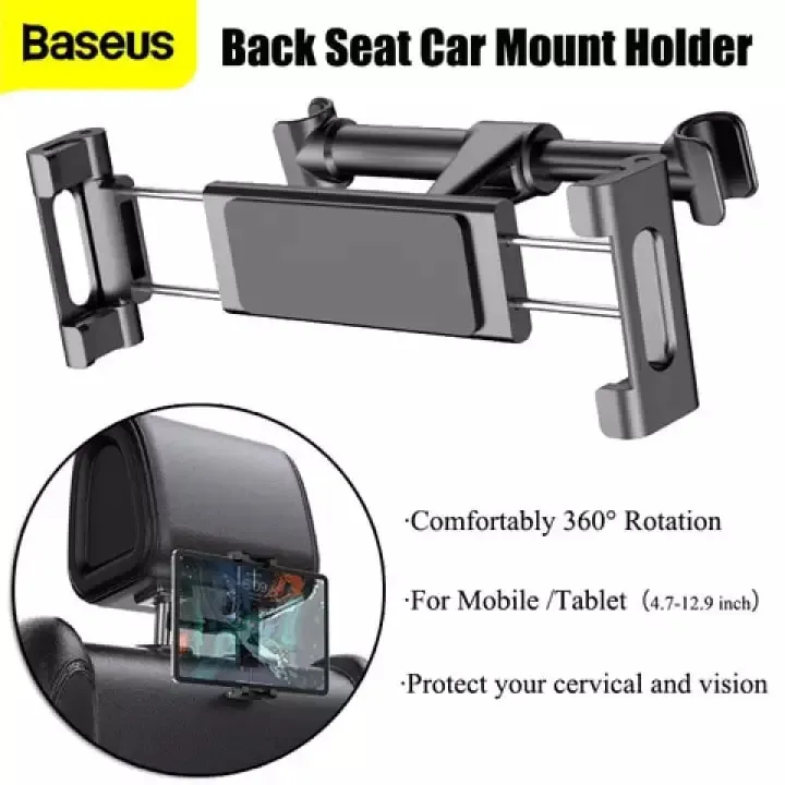 Baseus%20Car%20Back%20Universal%20Tablet/Phone%20Holder%20Stand%204.7-12.9%20inch%20360%20-%20Image%208