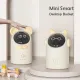 2L Mini Smart Table Trash Can with Display Household Children Bedroom Automatic Sensor Desktop Bin Bathroom Toilet Wastebask. 
