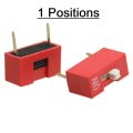 3Pcs- DIP Switch 1 Pin DIP Switch 1 Position 2.54mm Pitch Horizontal DIP Switch One Single Positions Piano Type DIP Slide Switches. 