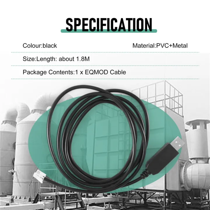 USB%20To%20Rj11%20Rj12%206P4C%20Adapter%20Serial%20Control%20Cable%20EQMOD%20Cable,1.8M%20-%20Image%205