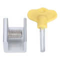10 Set Sliding Window Safety Lock Aluminum Alloy Slide Security Stopper with Keys. 