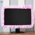 Computer Frame Border Cover with Bowknot for PC Tablet Laptop TV 17 to 22 inch pink. 