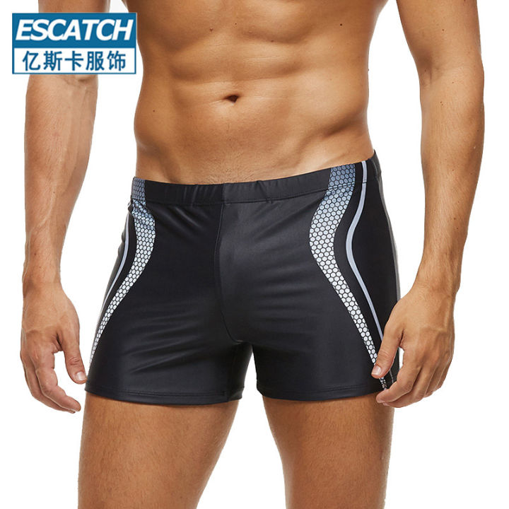 Men's%20Anti-Embarrassment%20Swimming%20Trunks%20Boxer%20Factory%20Direct%20Sales%20Beach%20Swim%20Trunks%20Large%20Size%20Shark%20Skin%20Adult%20Professional%20Swim%20Trunks%20Set%20-%20Image%203