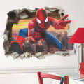 3D vivid Avengers wall stickers living room bedroom wall decoration Marvel movie poster wall stickers for kids rooms. 