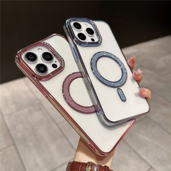 HOCE%20Luxury%20Glitter%20Magnetic%20Phone%20Cases%20For%20iPhone%2016%2015%2014%2013%2012%2011%20Pro%20Max%20MagSafe%20Case%20Diamond%20Camera%20Protector%20Plating%20Shockproof%20Bumper%20Soft%20Clear%20Back%20Cover%20-%20Image%207