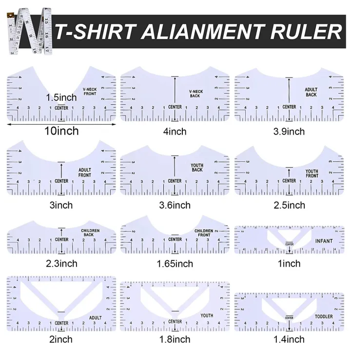 13%20Pieces%20T-Shirt%20Ruler%20Guide%20Set-Shirt%20Ruler%20Tool,DIY%20Printing%20Rulers%20for%20Heat%20Press%20T-Shirt%20Center%20Design%20-%20Image%203