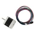 0.45N.m NEMA17 NEMA-17 17HS4401 DC 12V 1.3A 0.45N.m 1.8 Degree 4 Lead Cables 42BYGH L40mm Stepper Motor For CNC Machine 3D Printer NEMA 17 Stepper Motor.