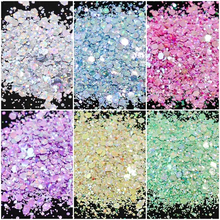 4g%20Sparkly%20Dot%20Laser%20Nail%20Art%20Glitter%20Bright%20Holographic%20Sequins%20Mirror%20Chunky%20Flakes%203D%20Mixed%20Paillette%20Manicure%20DIY%20Supplies%20-%20Image%205