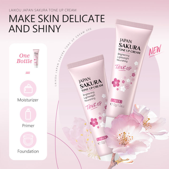 %EF%BC%88NEW%EF%BC%89Japan%20Sakura%20Tone%20Up%20Cream%20Conceal%20Blemishes%20Brightening%2030g/60g%20-%20Image%202