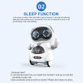 Emo robot robo Pocket RC Robot Talking Interactive Dialogue Voice Recognition Record Singing Dancing Story Robot Toys Gift LaoXzhongX.