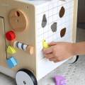 Wooden Activity Toy with Multiple Activities Infant Walking Toy for Ages 1 and. 