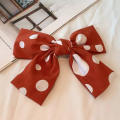 1 Pc Trendy Big Polka Dot/ Large Ball Printed 2 Layer Hair Band For Girls Simple Stylish - Bowknots Hair Clip for Women New Collection Hairpin Hair Accessories For Summer Style Women - Hair Band.