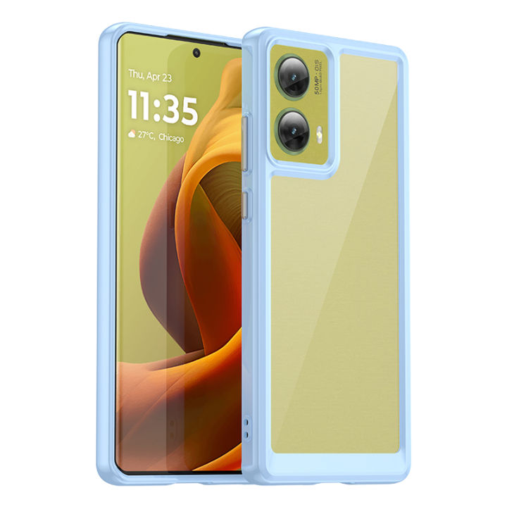 Lereach%20For%20Motorola%20Moto%20G85%20Luxury%20Silicone%20Cover%20Circular%20Frame%20Clear%20Precision%20TPU%20Lens%20Cap%20Phone%20Case%20-%20Image%209