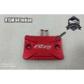 Motorcycle CNC Aluminum Rear Brake Fluid Reservoir Cap Cover For YAMAHA R15M V4 Indian ( Red Color ). 