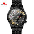 CHAXIGO New Fashion Luminous Versatile Alloy Steel Band Quartz Watch Trendy Versatile Business Men's Watch. 