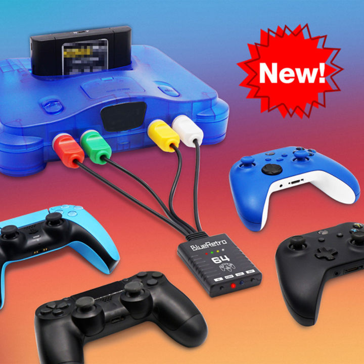 %5BIn%20Stock%5D%20For%20N64%20Bluetooth%20Wireless%20Handle%20Converter%20Controller%20Adapter%20Supports%204%20Bluetooth%20Controller%20-%20Image%204