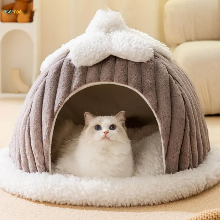 Dog%20Cat%20Bed%20Semi%20Enclosed%20Pet%20Cat%20Nest%20for%20under%206%20Catties%20Pomeranian%20Kitten%20-%20Image%204