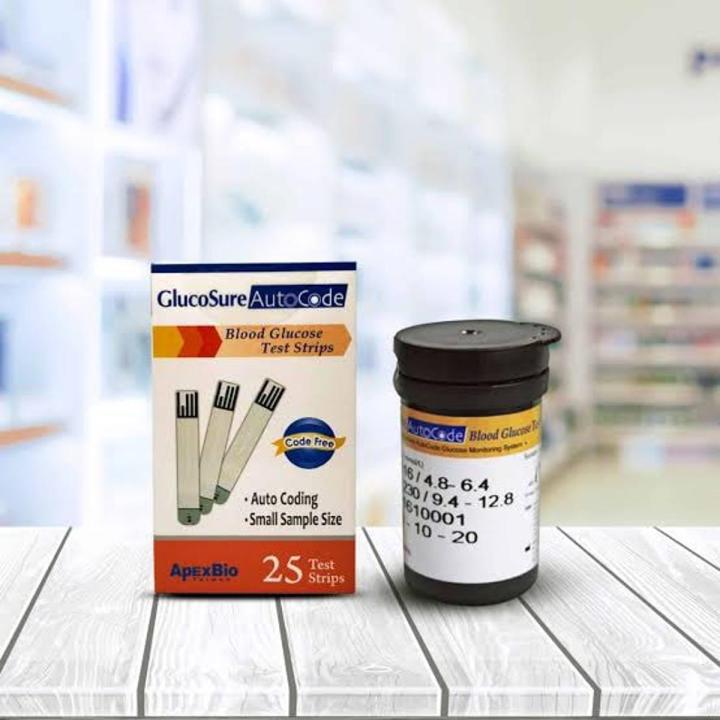 Glucosure Autocode Glucometer Test STRIPS 25 Pcs | Daraz.com.bd