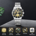 Skmei new men watch Luxury full steel business watches mens 3Bar waterproof Japan quartz movement calendar wristwatches 7039.
