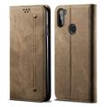 For Samsung A11 Retro Style Magnet Flip Leather Protective Case with Stand Card Slots Casing.